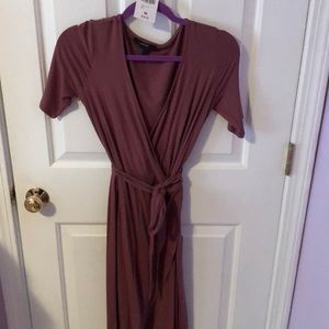 Forever 21  mauve wrap dress